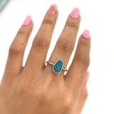 Jean | Doublet Opal Silver Ring