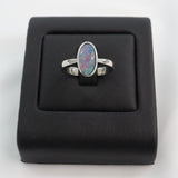 Jenny | Doublet Opal Silver Ring