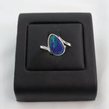 Kelvin | Doublet Opal Silver Ring