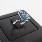 Kelvin | Doublet Opal Silver Ring