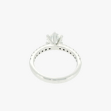 Kian | 1.3CT ROUND SOLITAIRE PAVE LAB GROWN ENGAGEMENT RING