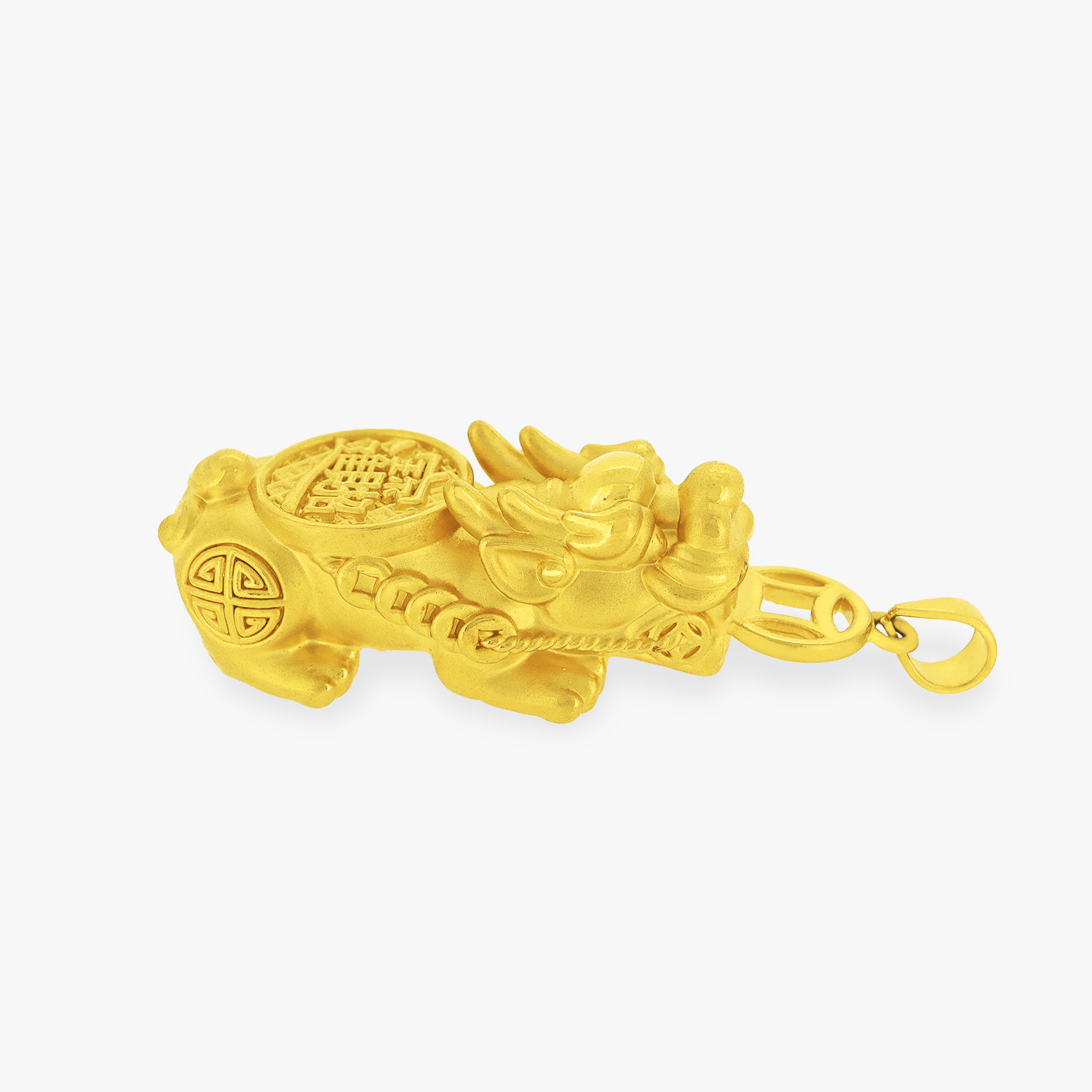 24K Gold Large Pixiu Pendant - The Classic Jewellers