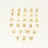 9K Yellow gold Initial Letter Necklace