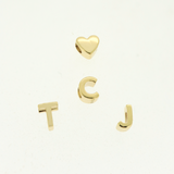 9K Yellow gold Initial Letter Necklace