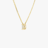 Aisle | 14K Yellow Gold Oval Pear Diamond Necklace