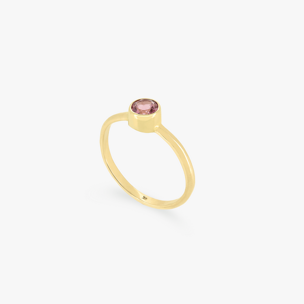 Petal | 9K Yellow Gold Tourmaline Ring