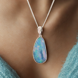 Opheia | Australian Silver Oval Pendant