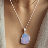 Auralis | Australian Silver Opal Pendant
