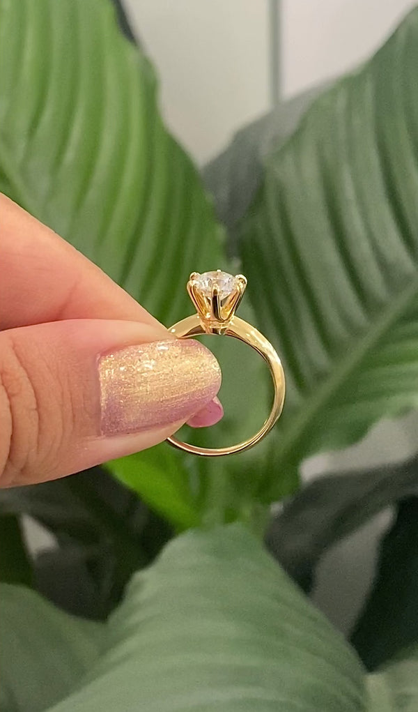 Athena | 1.00ct Brilliant Round Engagement Ring