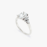 QUINN | PT 1ct Oval Lab Diamond Engagement Ring