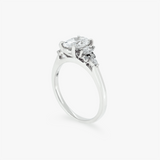 QUINN | PT 1ct Oval Lab Diamond Engagement Ring