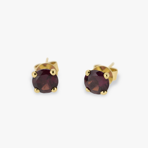 Sinta | 9K YG Rhodalite Stud