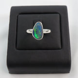 Rose | Doublet Opal Silver Ring