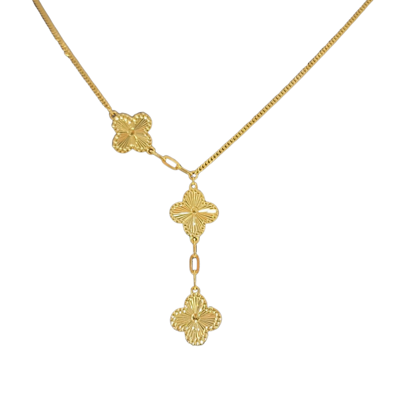 Cleo | Trilogy Clover Necklace - The Classic Jewellers