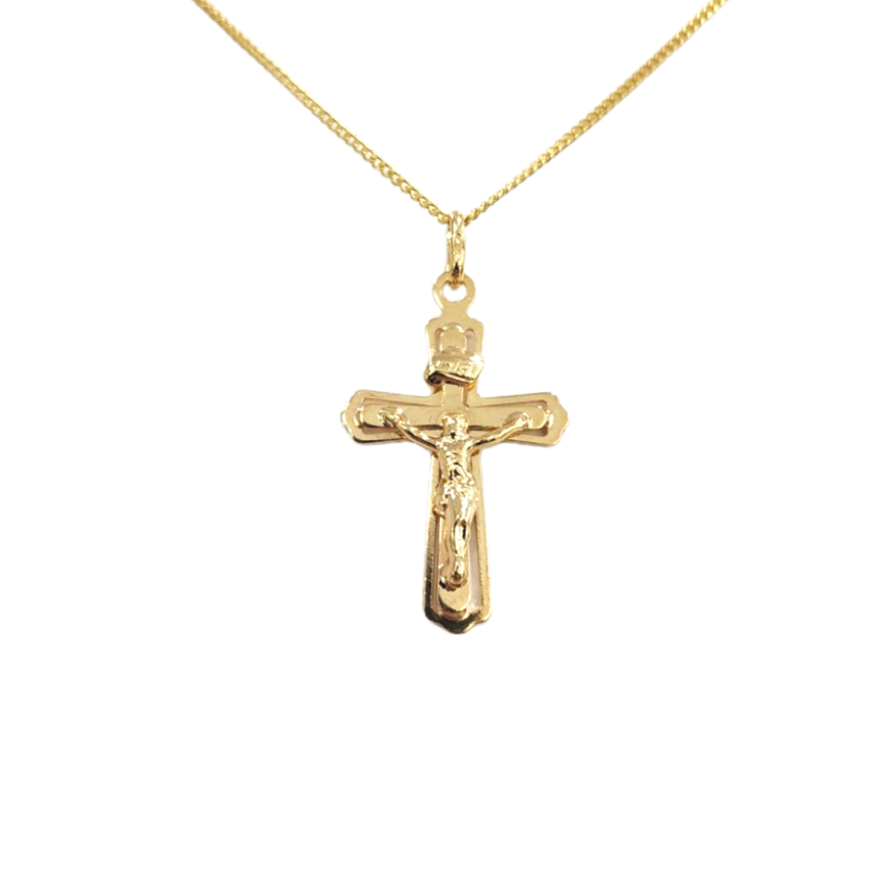 9 Carat Yellow Gold Cross Pendant