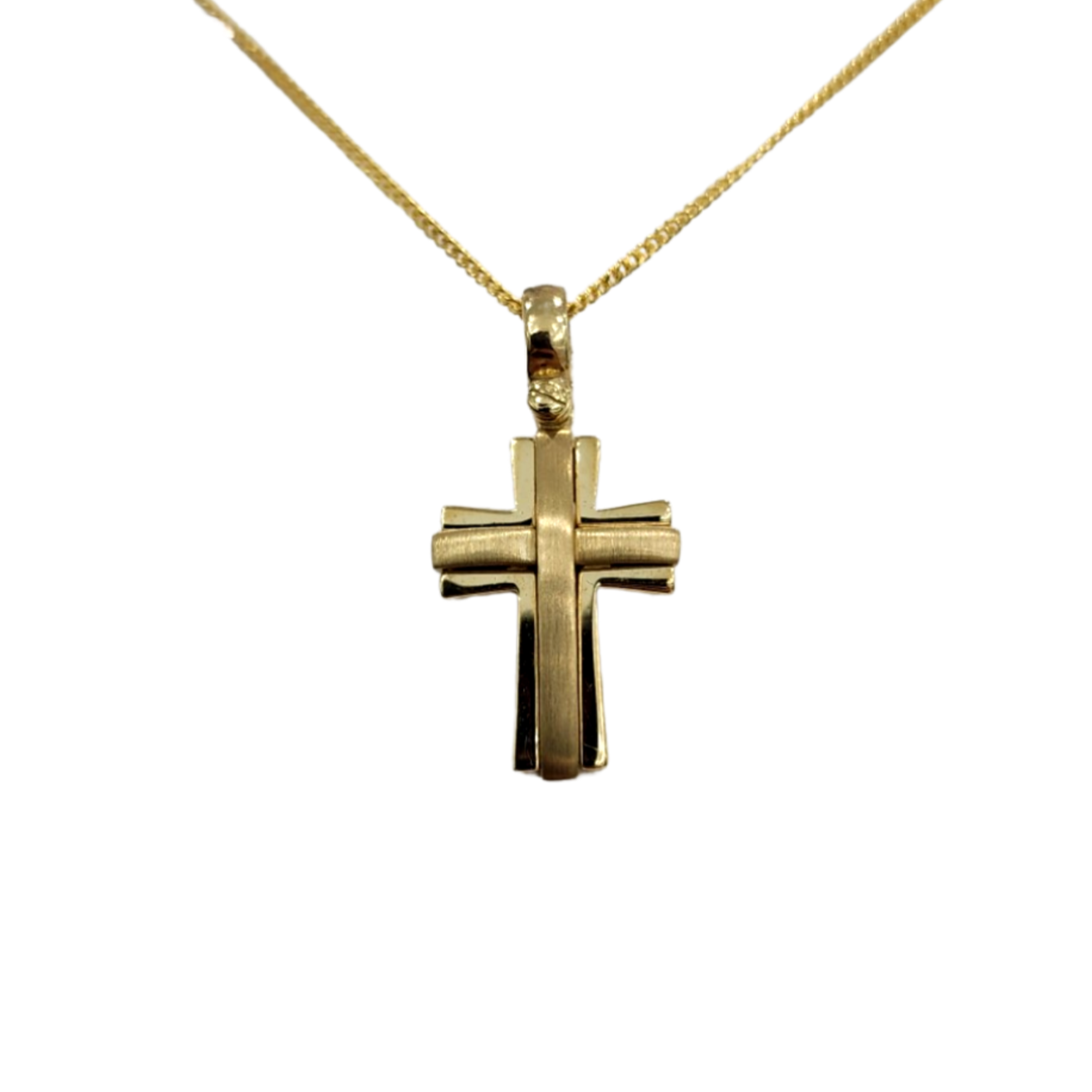 9ct Yellow Gold Cross Pendant