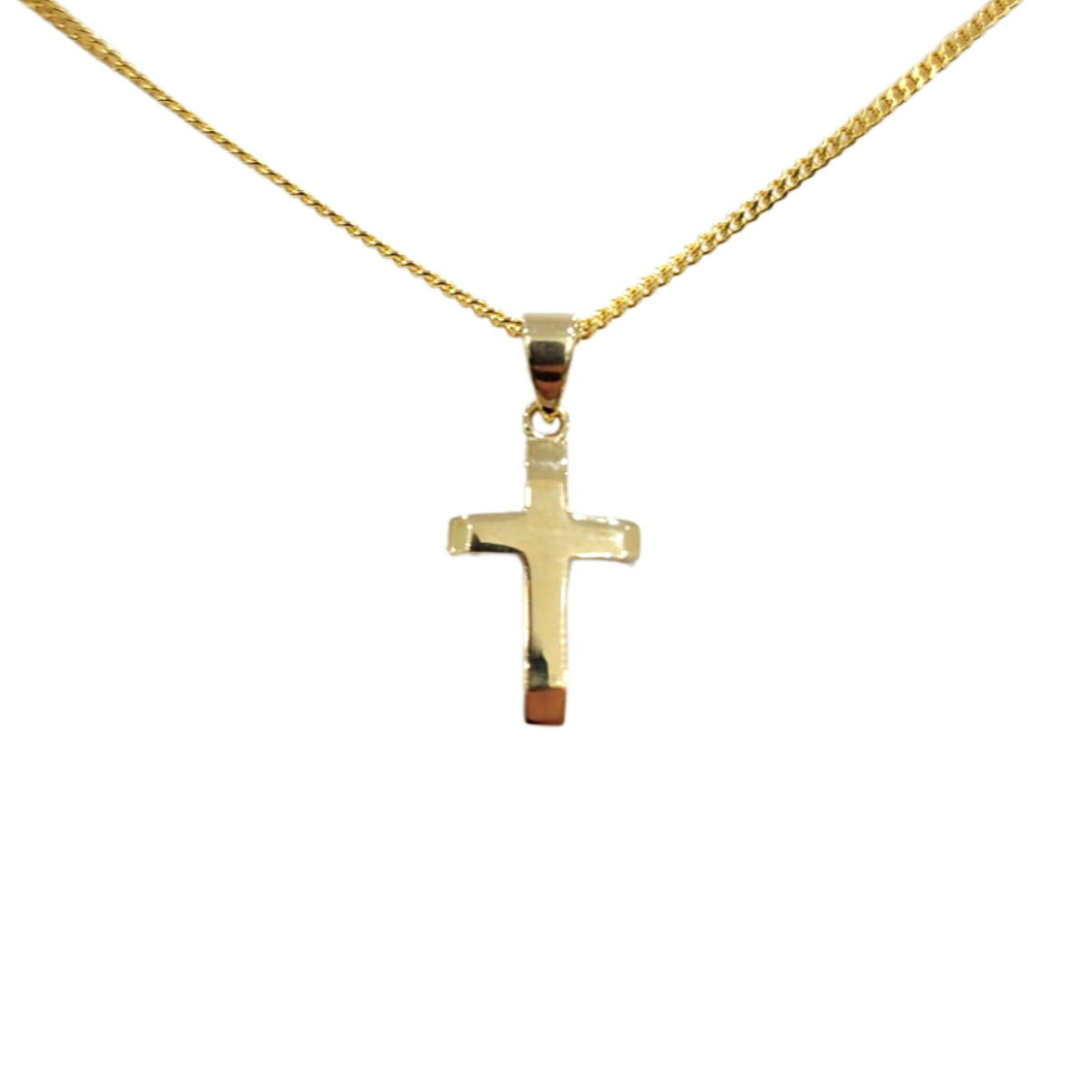 9ct Yellow Gold Cross Pendant