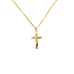 9ct Small Yellow Gold Cross Pendant