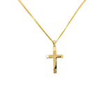 9ct Small Yellow Gold Cross Pendant