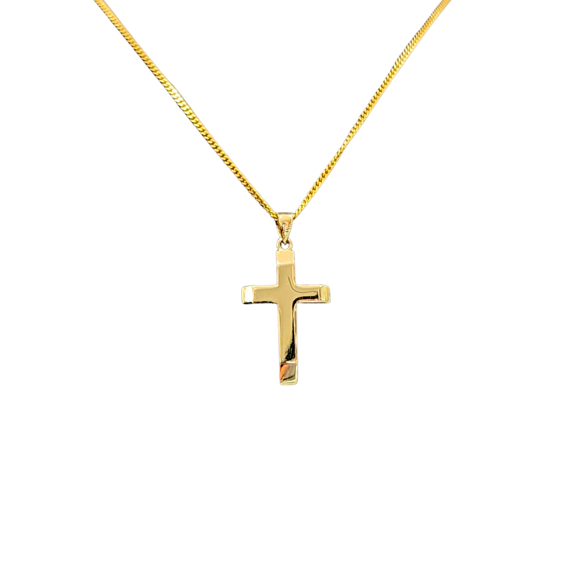 9ct Small Yellow Gold Cross Pendant