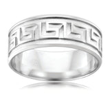 Jason | Greek Key Gent's Ring - The Classic Jewellers