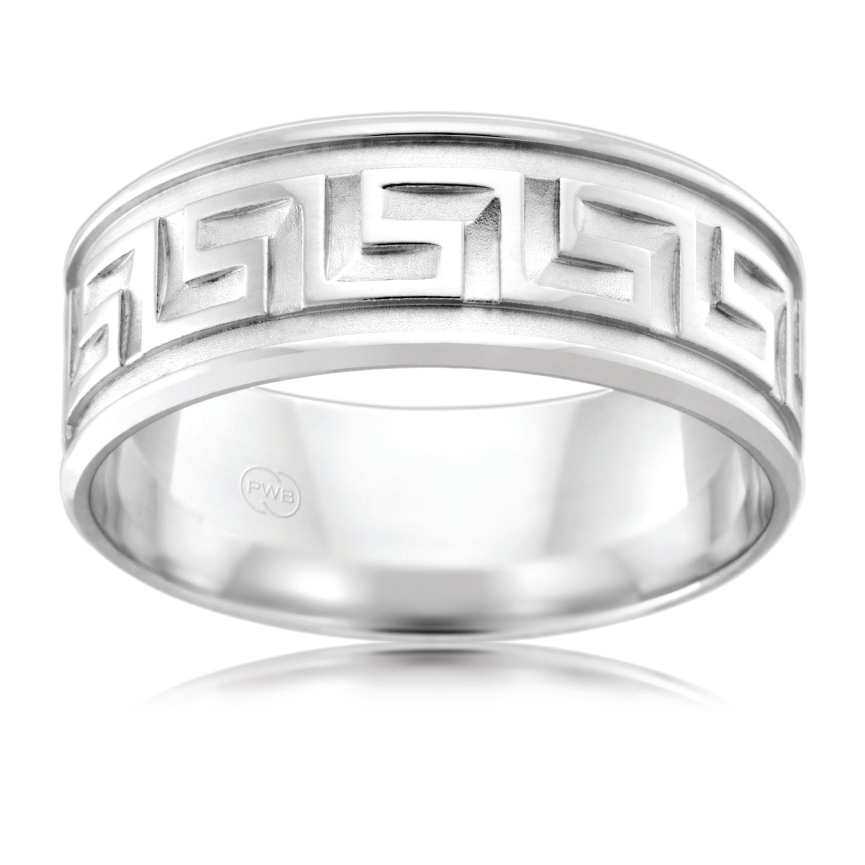 Jason Gregory Rings Jason | Greek Key Gent's Ring – The Classic Jewellers
