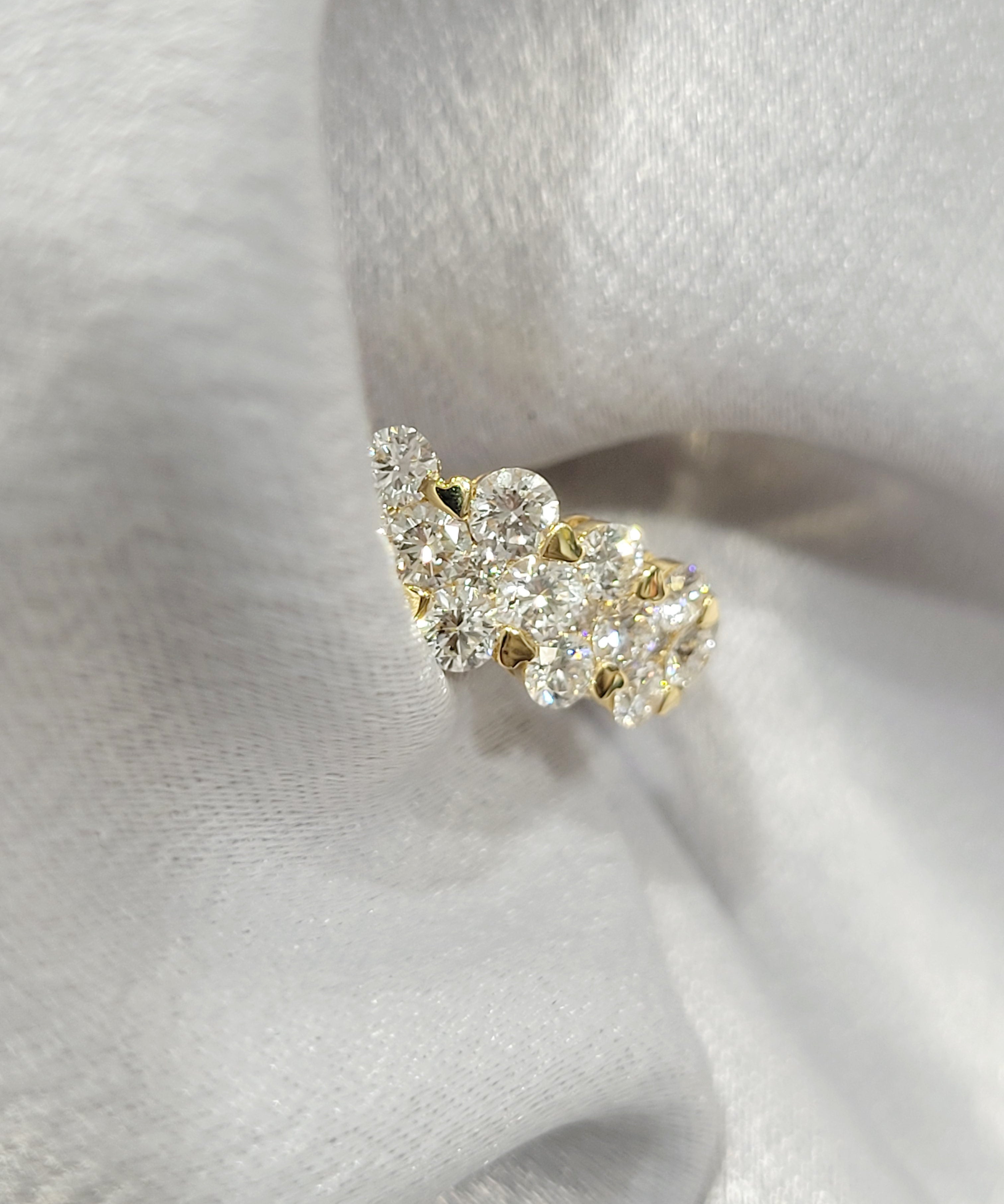 Celeste | Yellow Gold Diamond Engagement Ring - The Classic Jewellers