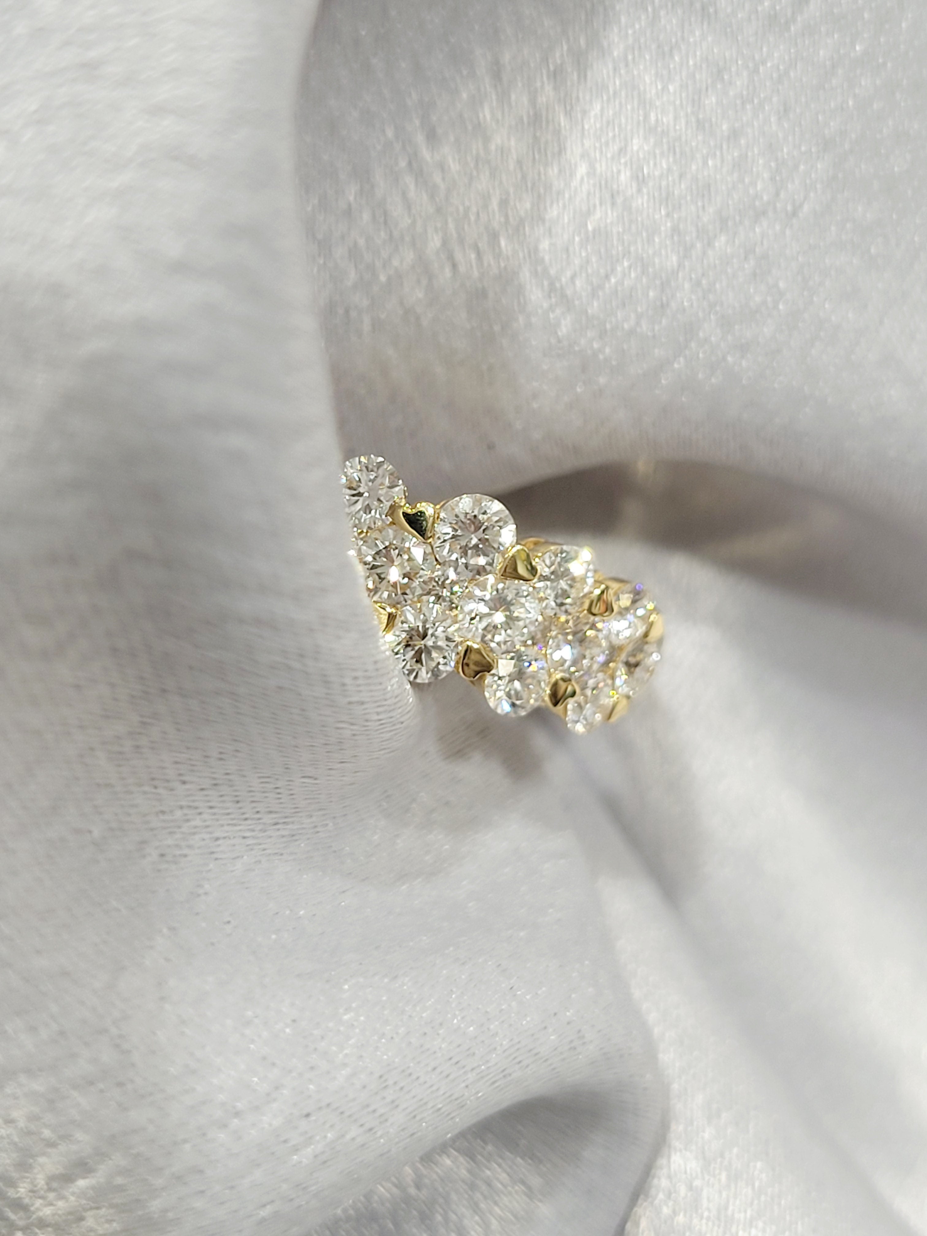 Celeste | Yellow Gold Diamond Engagement Ring - The Classic Jewellers