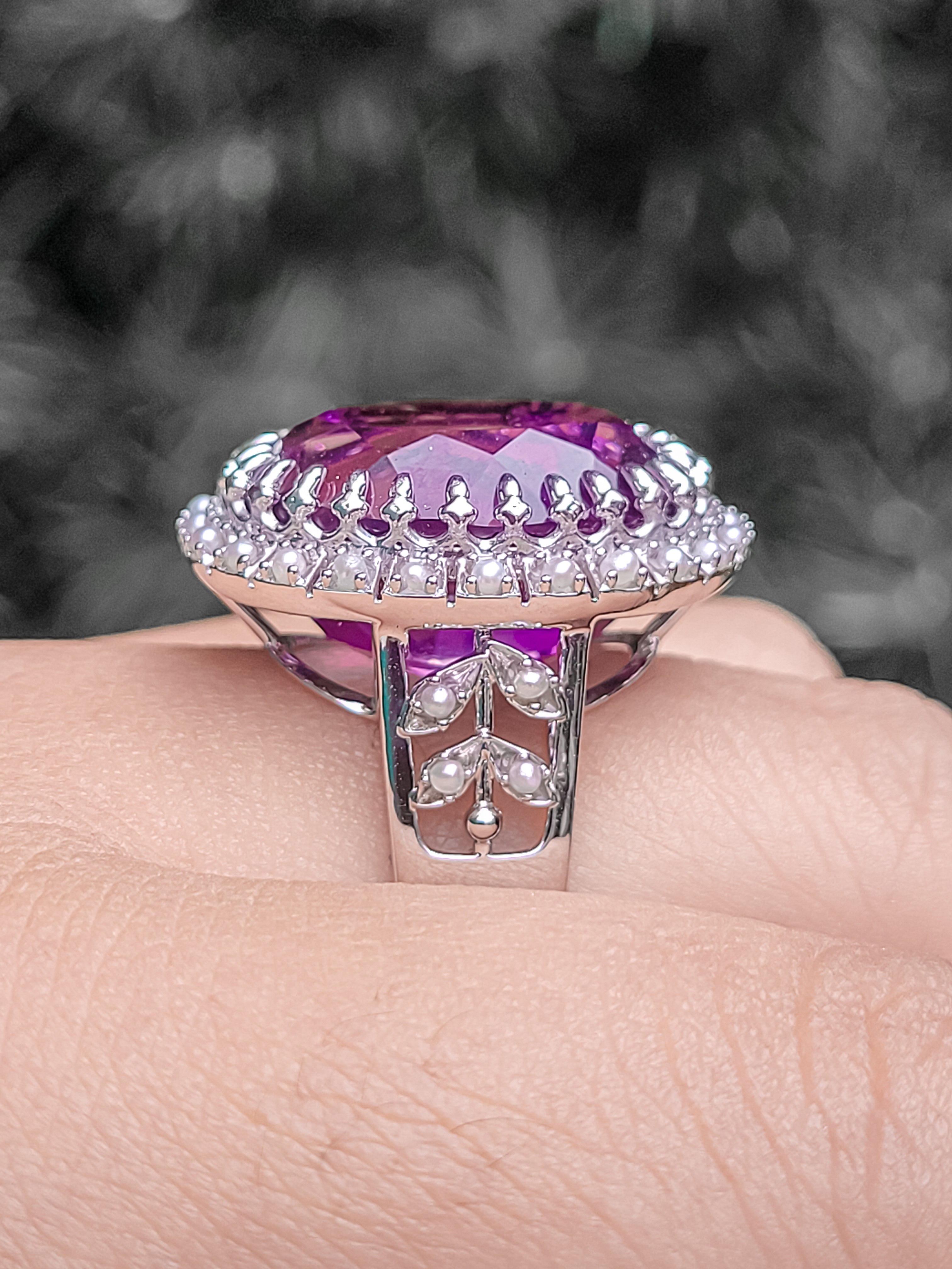 Vintage Claw Set Amethyst Ring - The Classic Jewellers
