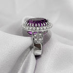 Vintage Claw Set Amethyst Ring - The Classic Jewellers