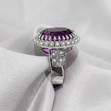 Vintage Claw Set Amethyst Ring - The Classic Jewellers
