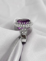 Vintage Claw Set Amethyst Ring - The Classic Jewellers