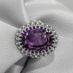 Vintage Claw Set Amethyst Ring - The Classic Jewellers
