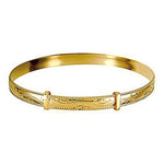 Rope Edge Engraved Bangle - The Classic Jewellers