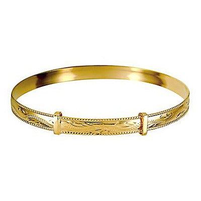 Rope Edge Engraved Bangle - The Classic Jewellers