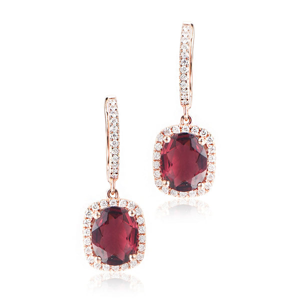 Elegant Ruby Earrings - The Classic Jewellers