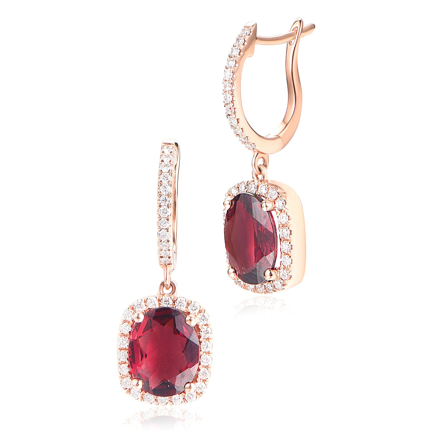 Elegant Ruby Earrings - The Classic Jewellers