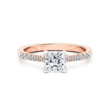 Eugene | princess cut solitaire engagement ring - The Classic Jewellers