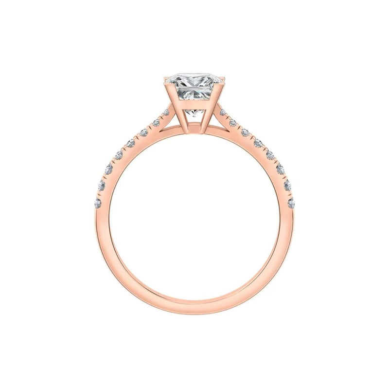 Eugene | princess cut solitaire engagement ring - The Classic Jewellers