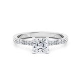 Eugene | princess cut solitaire engagement ring - The Classic Jewellers