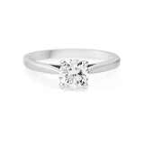 Classic Round Cut 4 Claw Solitaire Knife Edge | Adelaide Engagement Ring