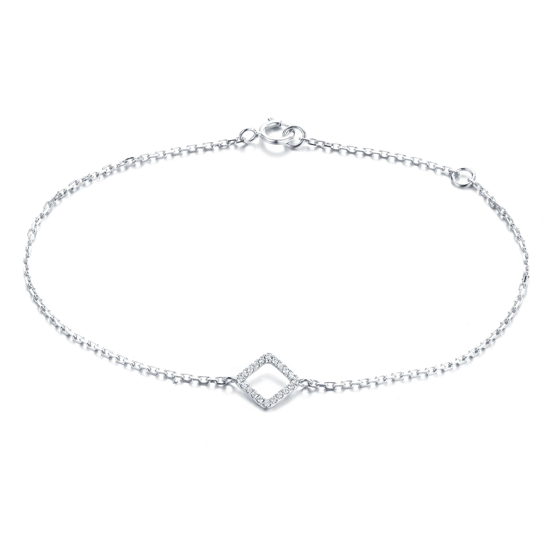 Halo Diamond Bracelet - The Classic Jewellers