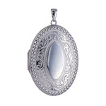 Ornate Oval Locket - The Classic Jewellers