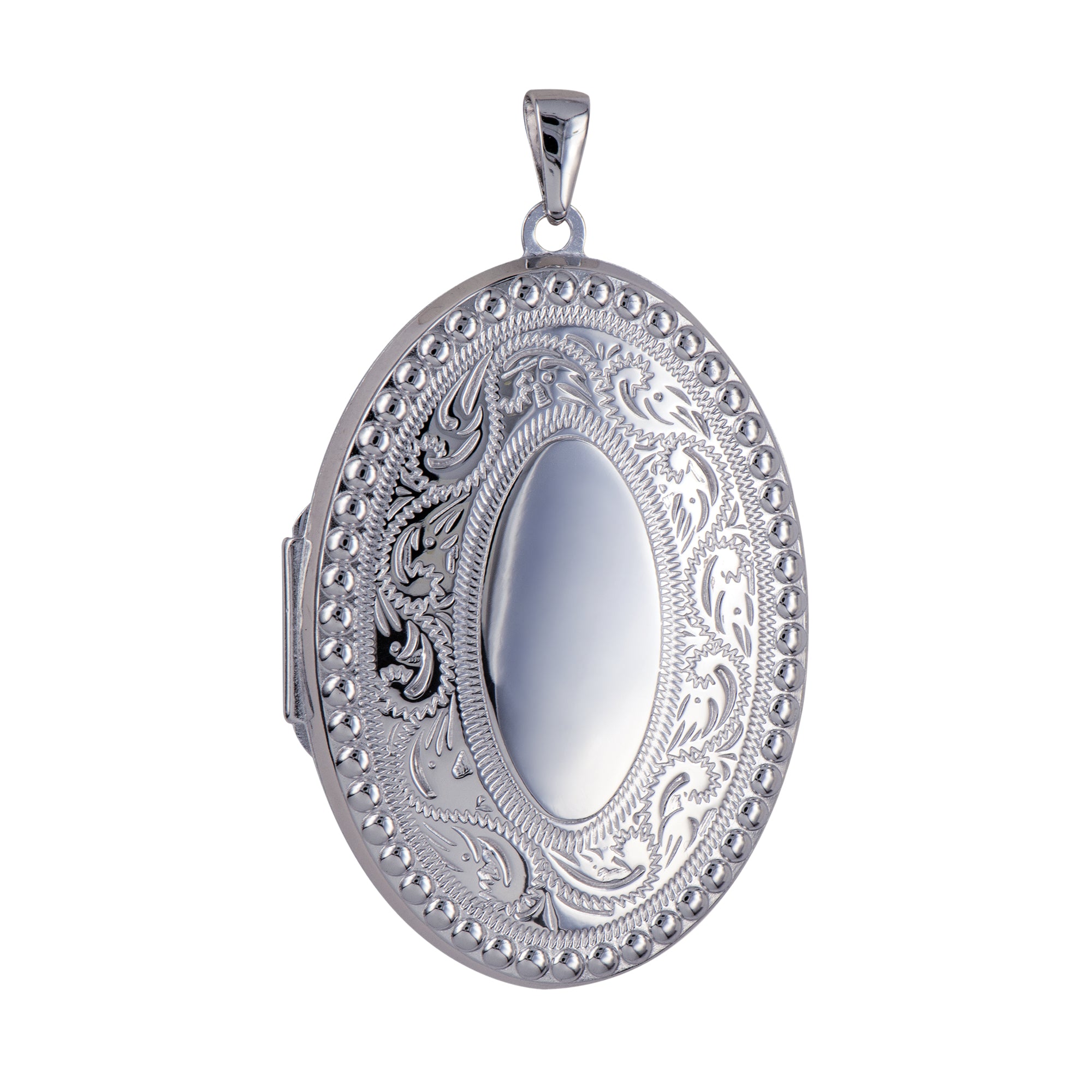 Ornate Oval Locket - The Classic Jewellers