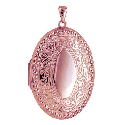 Ornate Oval Locket - The Classic Jewellers