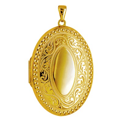 Ornate Oval Locket - The Classic Jewellers