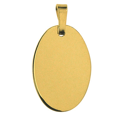 Oval Engraving Pendant - The Classic Jewellers