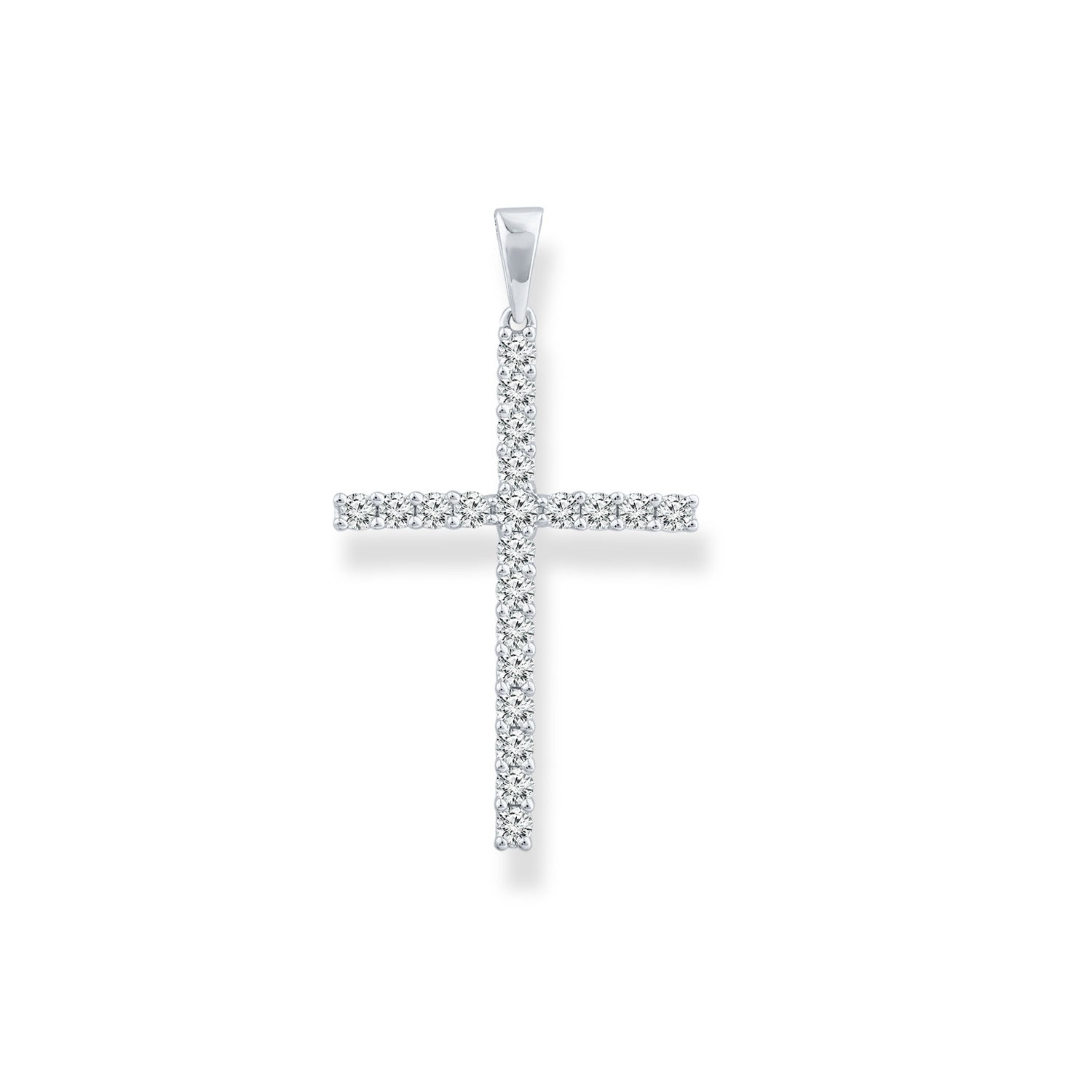 18CT Diamond Cross Pendant - The Classic Jewellers