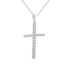 18CT Diamond Cross Pendant - The Classic Jewellers