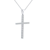 18CT Diamond Cross Pendant - The Classic Jewellers